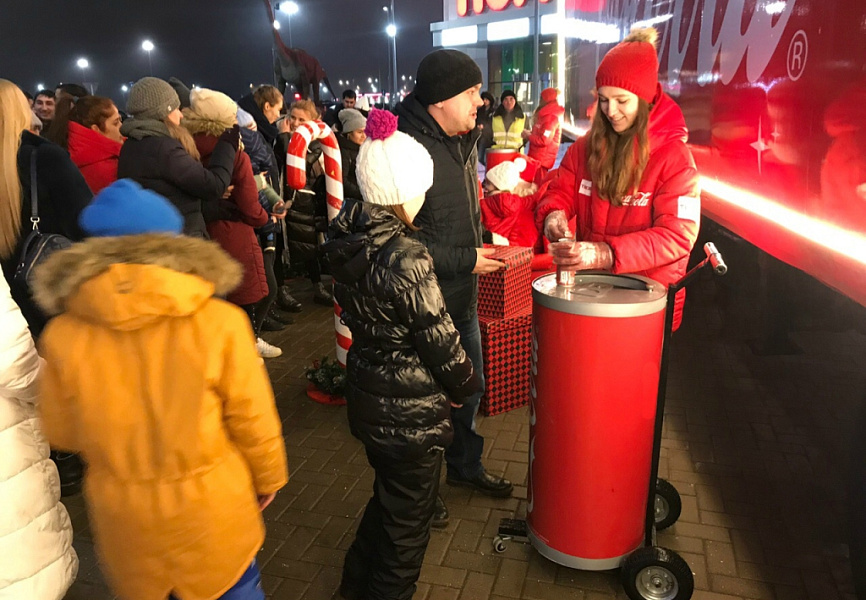 Новогодний караван Coca-Cola