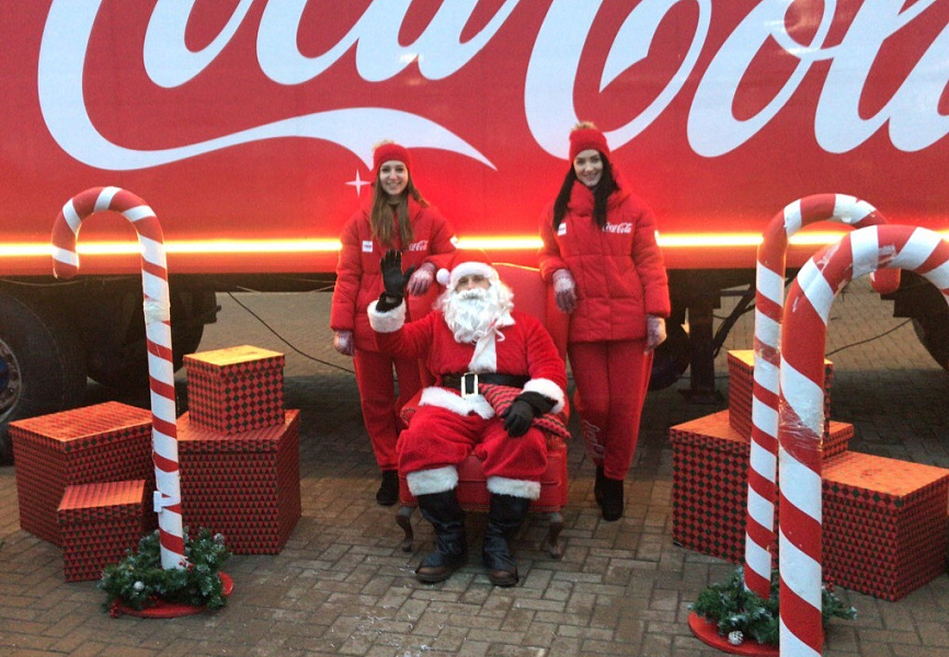 Новогодний караван Coca-Cola